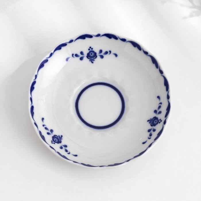 Блюдце "Натали", d-14,5см, гжель