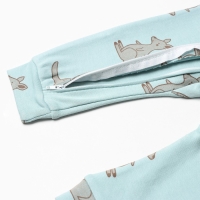 Комбинезон детский (3 шт.), цвет бежевый/зелёный/белый, рост 74 см