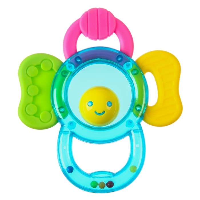 Погремушка &laquo;Цветочек&raquo; с прорезывателем