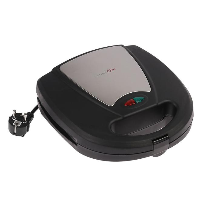 Мультипекарь LuazON LT-06, 750 Вт, венские вафли/гриль, антипригарное покрытие, чёрный Мультипекарь LuazON LT-06, 750 Вт, венские вафли/гриль, антипригарное покрытие, чёрный