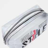 Косметичка на молнии, цвет матовый/разноцветный Косметичка на молнии, цвет матовый/разноцветный