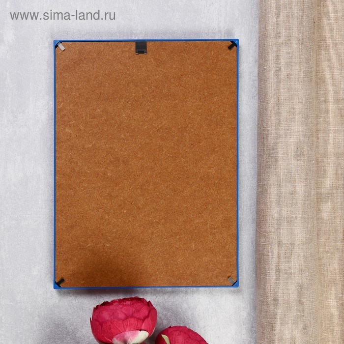 Фоторамка пластик L-4 21х30 см синий (пластиковый экран)