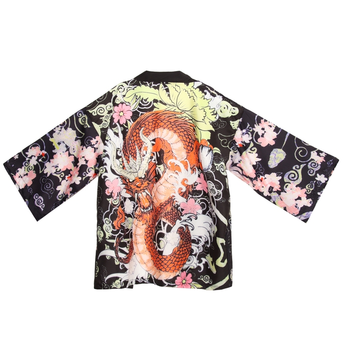 Карнавальное хаори &laquo;Красный дракон&raquo;, р. 48&ndash;52 (L)