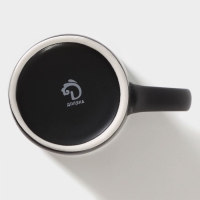 Кружка фарфоровая Доляна &laquo;Мандала&raquo;, 380 мл, белый узор