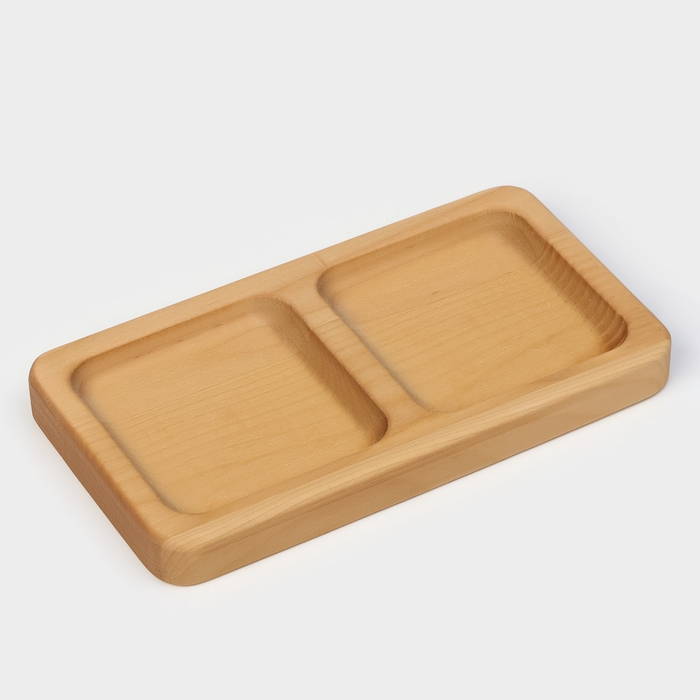 Подарочный набор деревянной посуды Adelica, менажница 6 секций, менажница 2 секции, подставка для посуды, масло в подарок, берёза Подарочный набор деревянной посуды Adelica, менажница 6 секций, менажница 2 секции, подставка для посуды, масло в подарок, берёза