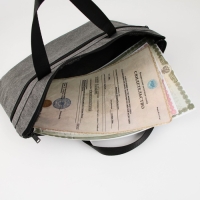 Папка для документов с ручками на молнии А4 &laquo;Документы&raquo;, 36 х 29,5 см.