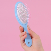 Расчёска массажная, 5,5 &times; 17,5 см, рисунок МИКС