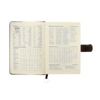 Ежедневник недатированный А5, 140л, клетка, к/зам, с ручкой, в подар. короб., Коричневый Ежедневник недатированный А5, 140л, клетка, к/зам, с ручкой, в подар. короб., Коричневый