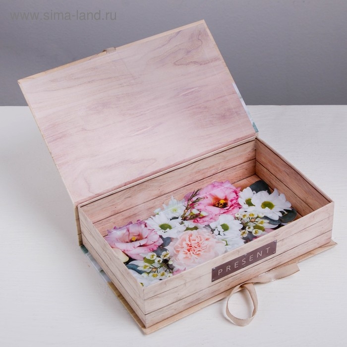 Коробка‒книга, упаковка подарочная, &laquo;Only for you&raquo;, 20 х 12.5 х 5 см