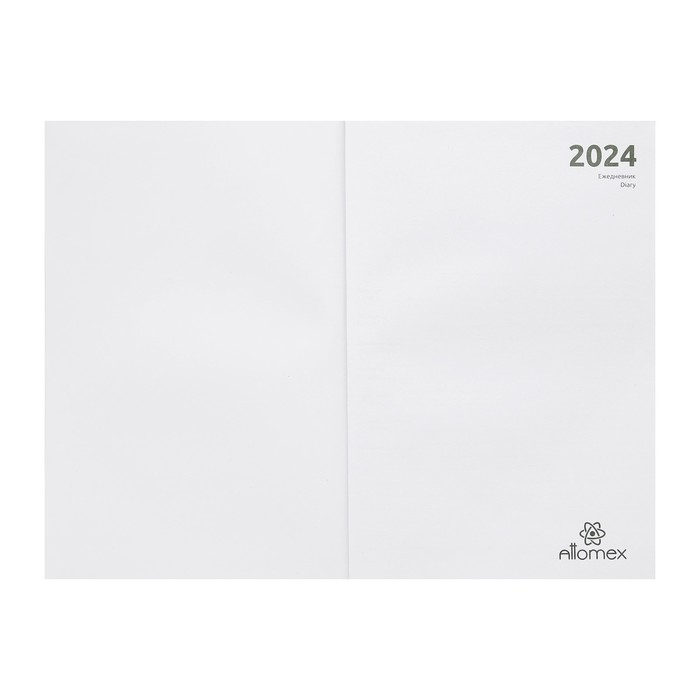 Ежедневник датированный 2024 года, А5, 176 листов, Attomex.Arkona, обложка бумвинил, ляссе, блок 70 г/м2, синий
