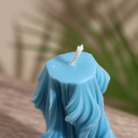 Свеча "Вуаль" 5х5х8 см, соевый воск,микс Свеча "Вуаль" 5х5х8 см, соевый воск,микс