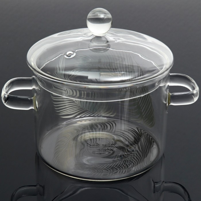 Кастрюля из жаропрочного стекла &laquo;Тропики&raquo;, 1500 мл