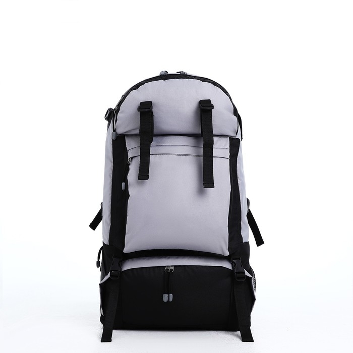 Рюкзак туристический, Taif, 65 л, отдел на молнии, 3 наружных кармана, цвет чёрный/зелёный/серый Рюкзак туристический, Taif, 65 л, отдел на молнии, 3 наружных кармана, цвет чёрный/зелёный/серый