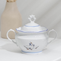 Сервиз фарфоровый чайный &laquo;Гуси&raquo;, 14 предметов