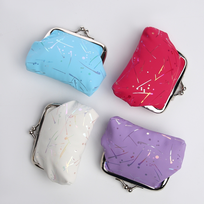 Кошелёк женский на фермуаре, цвет МИКС Кошелёк женский на фермуаре, цвет МИКС