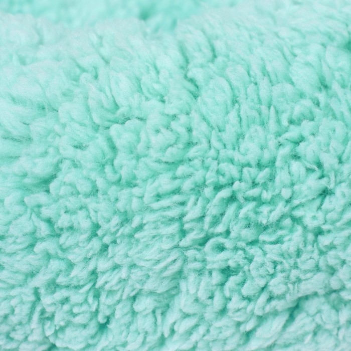 Лежанка для собак и кошек &laquo;Уют&raquo;, мягкий мех, 45 х 35 х 11 см, мятная