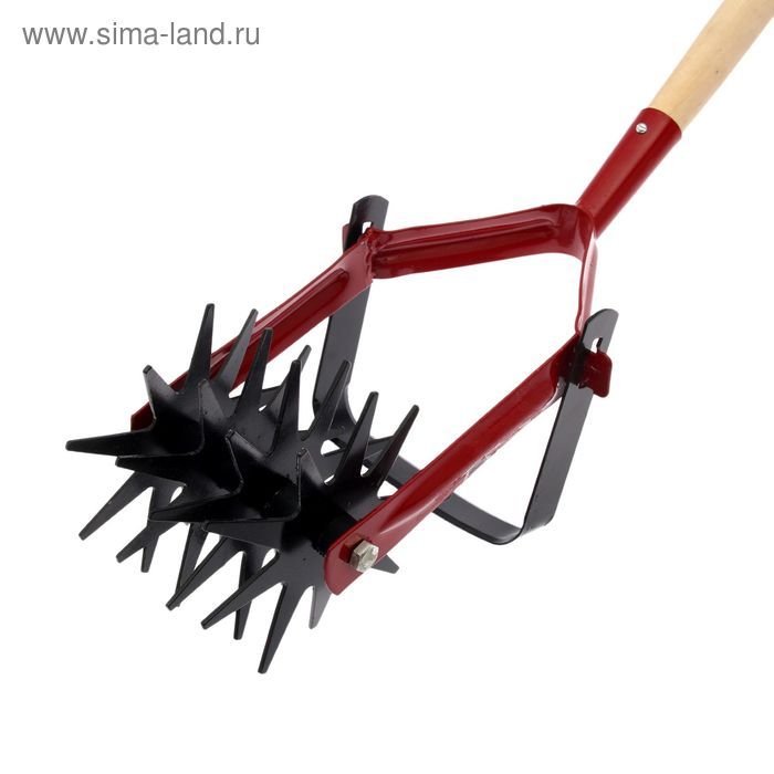Культиватор ротационный, 155 × 18 см, деревянный черенок Культиватор ротационный, 155 × 18 см, деревянный черенок