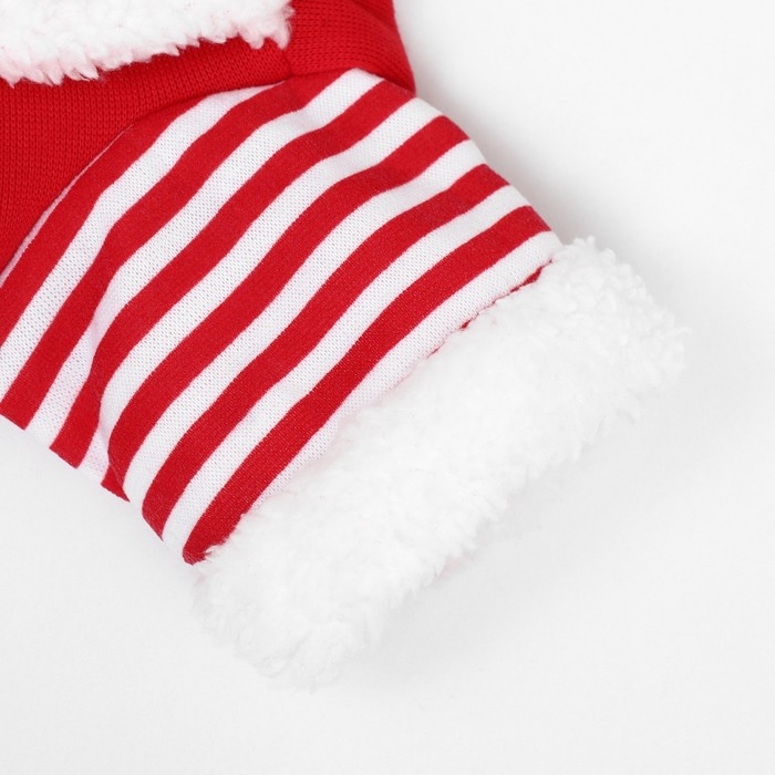 Новый год. Новогодний костюм для собак "Клаус", размер L (ДС 35, ОГ 45 см)