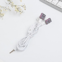 Наушники вакуумные в пакете &laquo;Чудеса твой стиль жизни&raquo;, с микрофоном, 1,2 м, 10 х 15 см