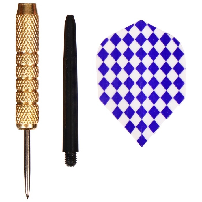 Дротики для дартса ONLYTOP, 3 шт., металлический наконечник, вес 18 г, цвета МИКС