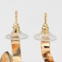 Серьги металл &laquo;Богема&raquo; спираль, цвет золото