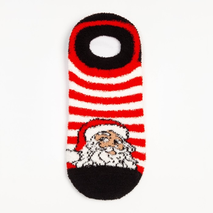 Носки женские махровые укороченные &laquo;Дед Мороз&raquo;, цвет белый, размер 36-39