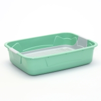 Туалет с сеткой, 45х34х12 см, серый/оливковый Туалет с сеткой, 45х34х12 см, серый/оливковый