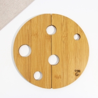 Менажница деревянная сборная &laquo;Сыр&raquo;, 22.7 см