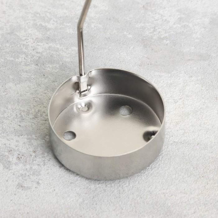 Свеча вращающаяся "Карусель с ёлками", серебрянная, металл