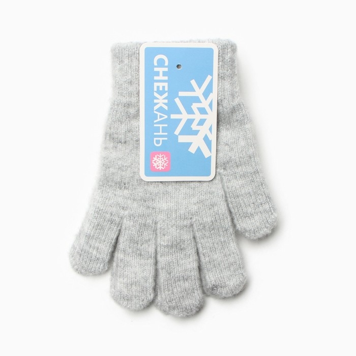 Перчатки женские, цвет светло серый, размер 18 Перчатки женские, цвет светло серый, размер 18