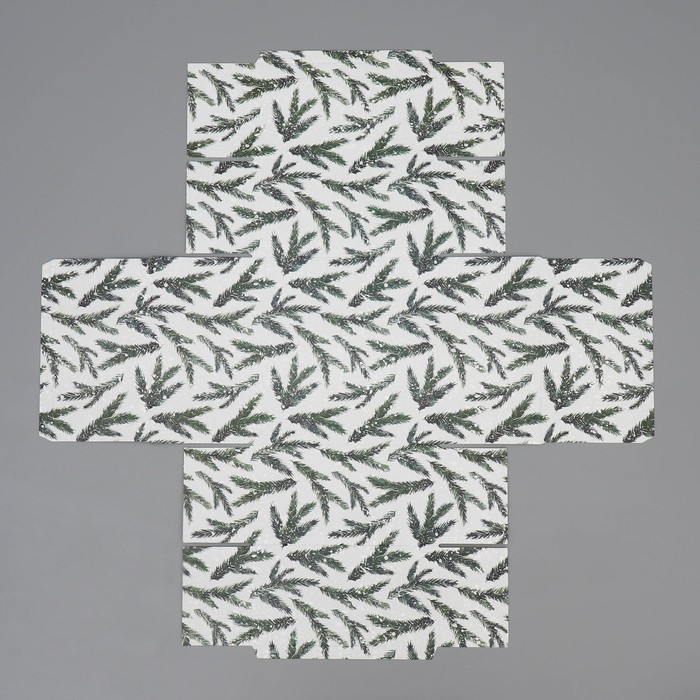 Коробка подарочная новогодняя складная &laquo;С новым годом&raquo;, 15 х 15 х 8 см, Новый год