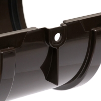 Соединитель желобов Döcke STANDARD, Коричневый, 120мм. Соединитель желобов Döcke STANDARD, Коричневый, 120мм.