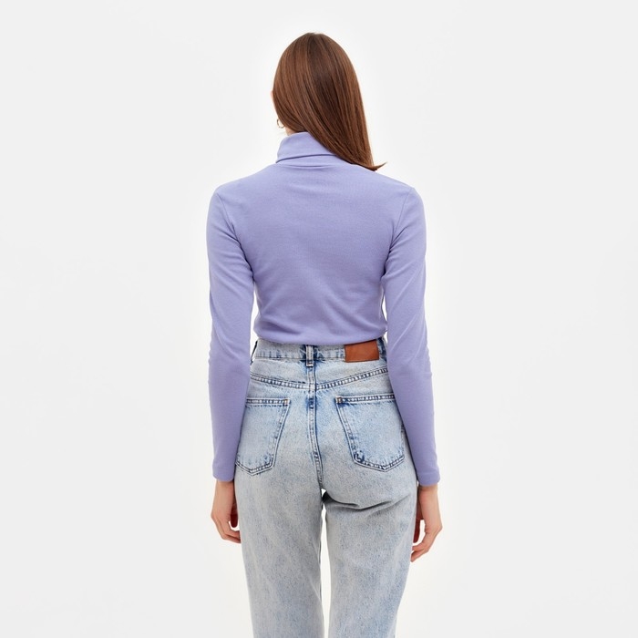 Водолазка женская MINAKU: Basic line, цвет сиреневый, размер 52 Водолазка женская MINAKU: Basic line, цвет сиреневый, размер 52