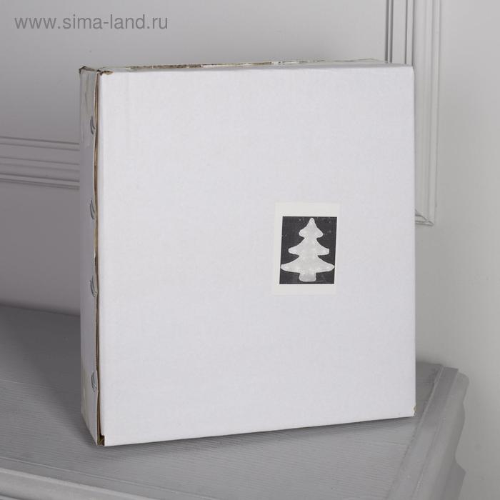 Светодиодная фигура &laquo;Ёлочка&raquo; 25 &times; 30 &times; 6 см, акрил, батарейки ААх2 (не в комплекте), свечение мульти (RGB)