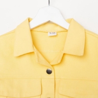 Жакет для девочки MINAKU: Casual collection KIDS, цвет лимонный, рост 110 см