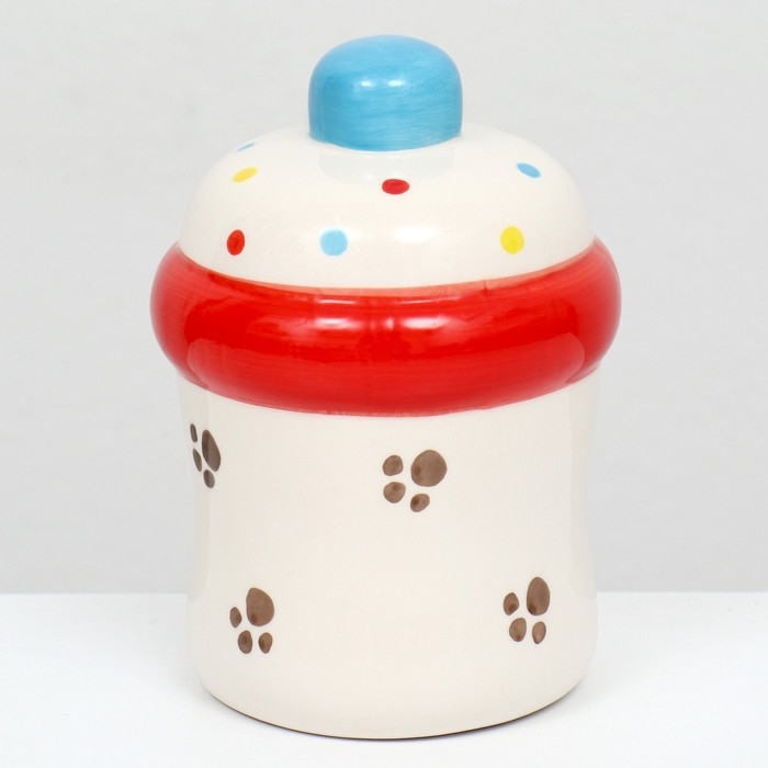 Домик для грызунов "Бутылочка" керамический, 9,2 х 9,2 х 13,5 см