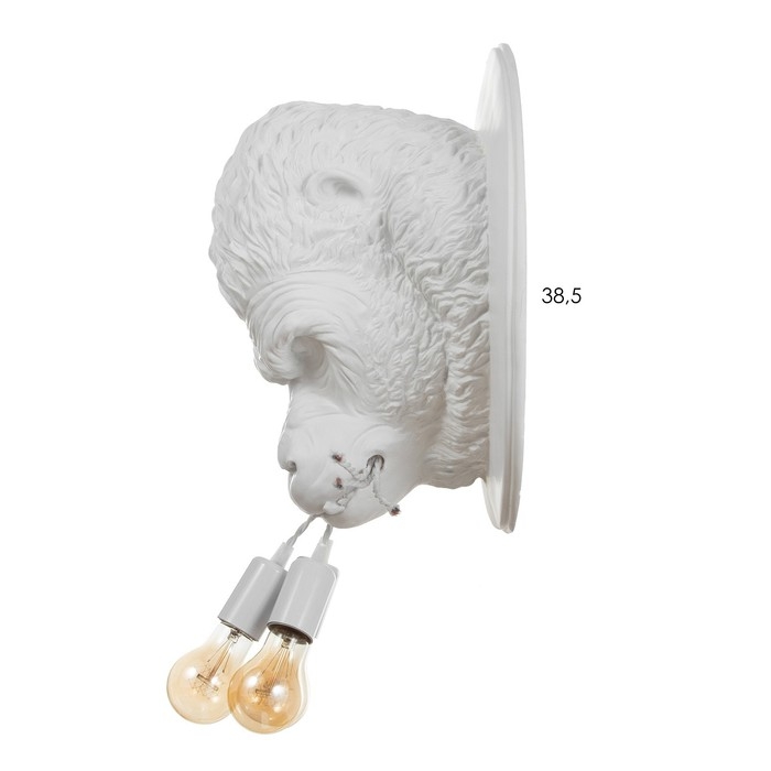 Бра "Горилла" 3хЕ27 40Вт белый 51,5х51,5х32см