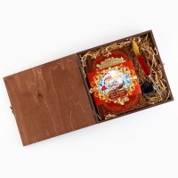 Подарочный набор родословная книга в шкатулке &laquo;Новый год: Дед мороз&raquo;