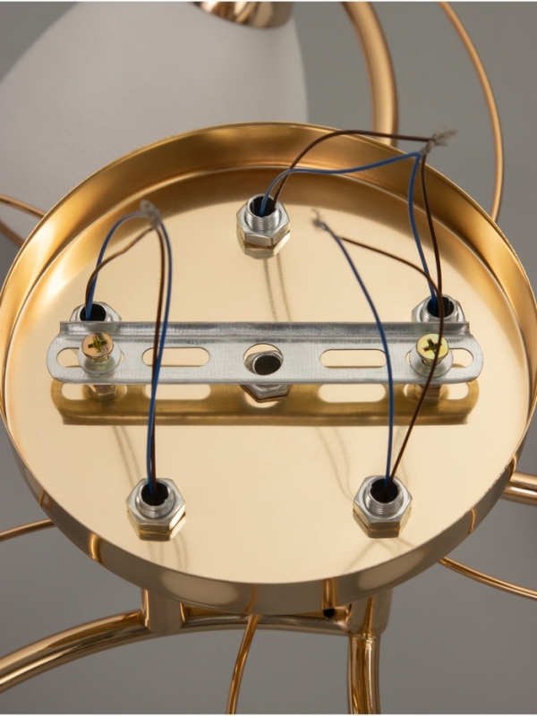 Люстра "Андер" 5хЕ27 40Вт золото 44х44х24 см