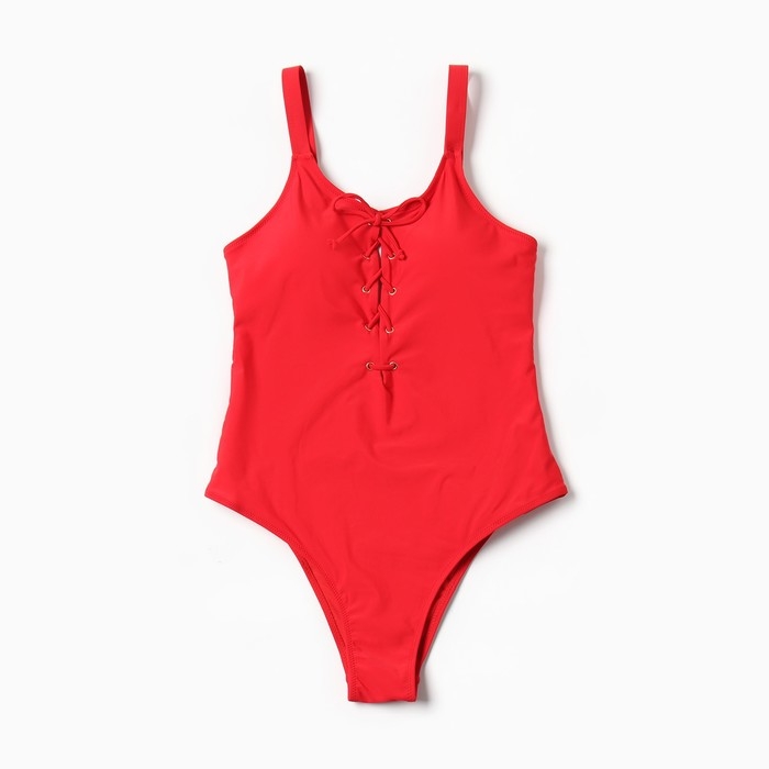 Купальник слитный женский MINAKU цвет красный, размер 42