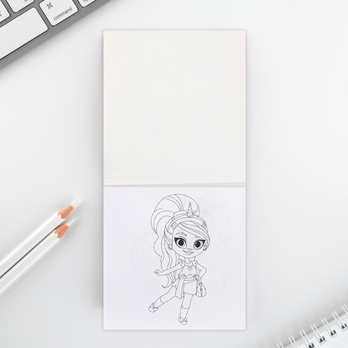 Подарочный набор: блокнот-раскраска и восковые мелки &laquo;Мечта принцессы&raquo;