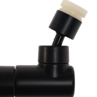 Аэратор ZEIN, 4 режима, повортный, универсальный переходник, черный