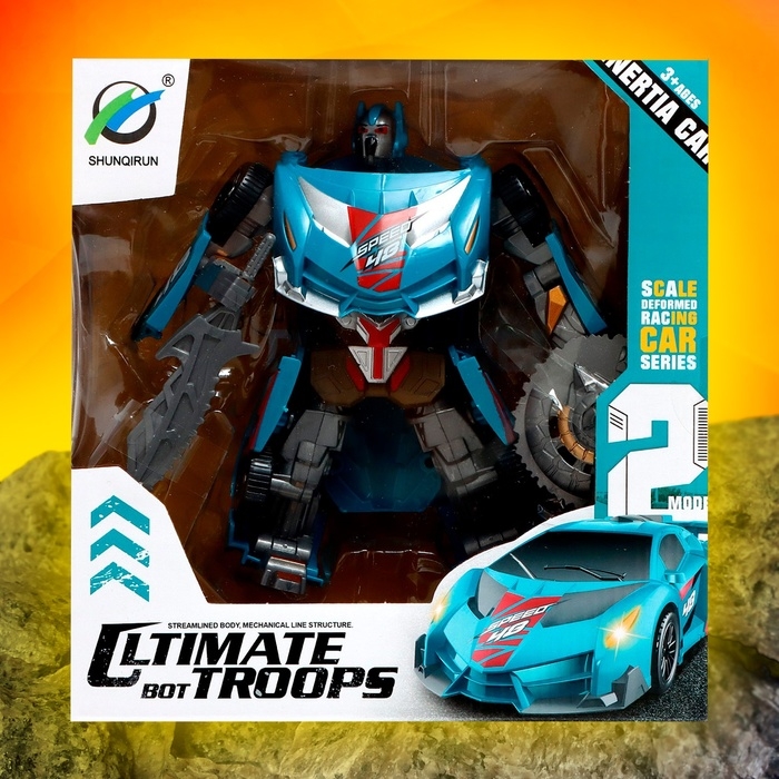 Робот &laquo;Спорткар&raquo;, трансформируется