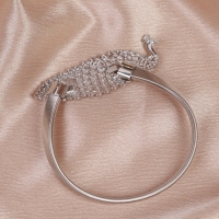 Подхват для штор &laquo;Павлин&raquo;, 9 &times; 2,8 см, 32 см, цвет серебряный