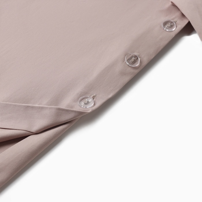 Рубашка женская удлиненная MINAKU: Casual Collection цвет серо-розовый, р-р 42 Рубашка женская удлиненная MINAKU: Casual Collection цвет серо-розовый, р-р 42