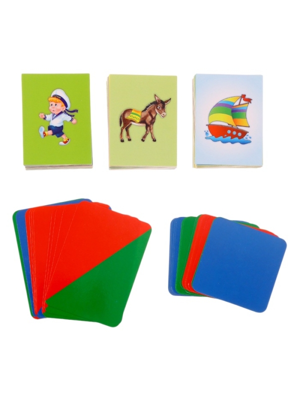 Набор карточек "Звукобуквенные карточки для фонетического разбора и обучения чтению"