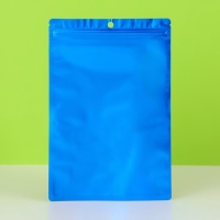 Пакет Зип-лок с окном, с еврослотом, синий, 15.5 х 23.5 см набор 20шт  10460426