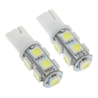 Автолампа светодиодная Cartage, T10 W5W, 12 В, 9 SMD-5050, набор 2 шт Автолампа светодиодная Cartage, T10 W5W, 12 В, 9 SMD-5050, набор 2 шт