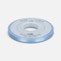 Лента атласная двухсторонняя №332 6мм*25&plusmn;1м небесно-голубой TR