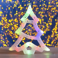 Светодиодная фигура &laquo;Ёлка&raquo; 25 &times; 32 см, пластик, 220 В, свечение мульти (RG/RB)